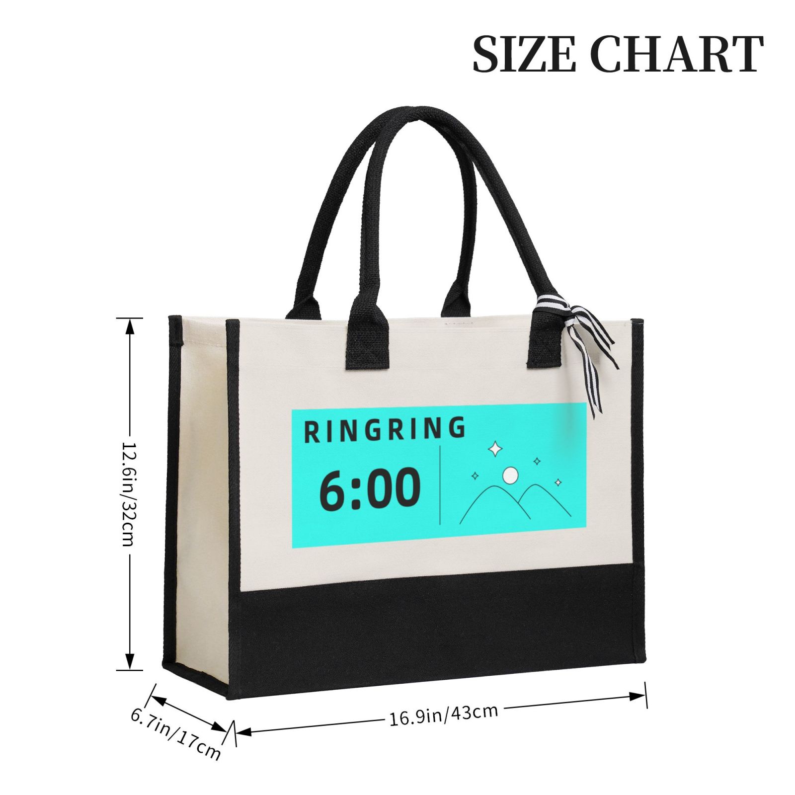 Canvas Gift Shopping Bag